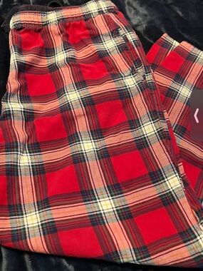 George Red Plaid Sleep Pants